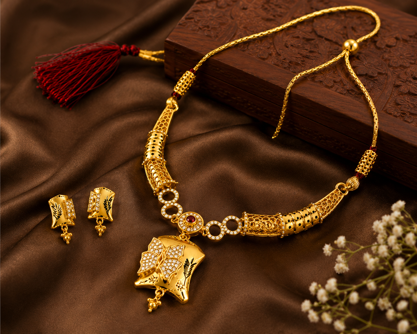 NUGOLD Royal Elegance Traditional Jewelry Set
