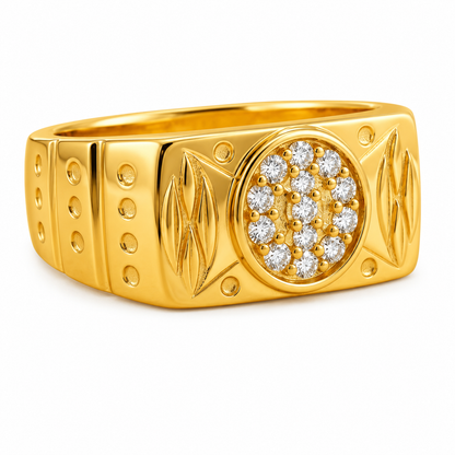 NuGold Imperial Heritage Zircon Ring