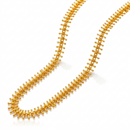 NUGOLD Designer Tassel Link Chain For Women