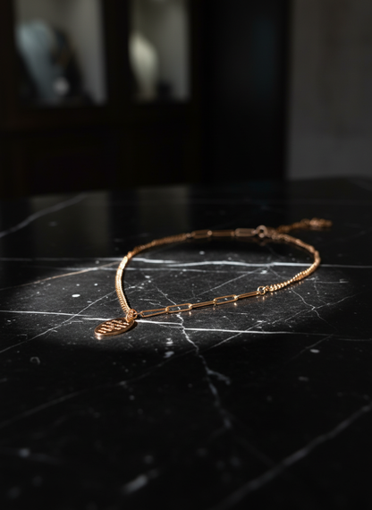Elegant Rose Gold Engraved Oval Pendant Necklace for Women