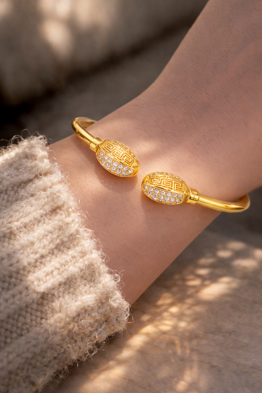 NuGold Trendy Open Kada For Women