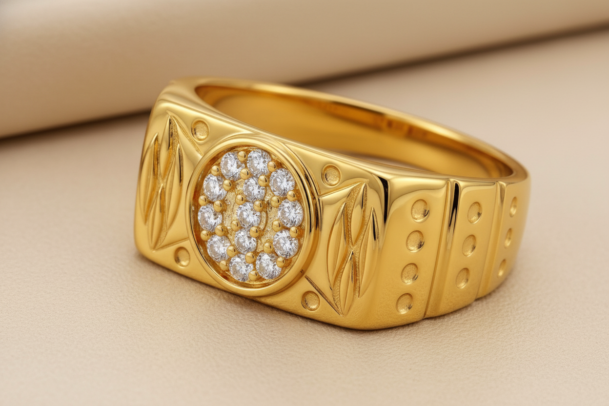 NuGold Imperial Heritage Zircon Ring
