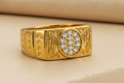 NuGold Imperial Heritage Zircon Ring