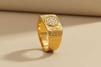 NuGold Imperial Heritage Zircon Ring