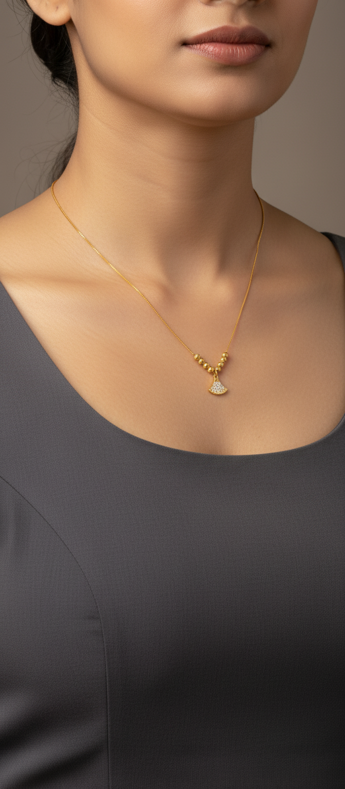 NuGold Pendant Necklace for Women