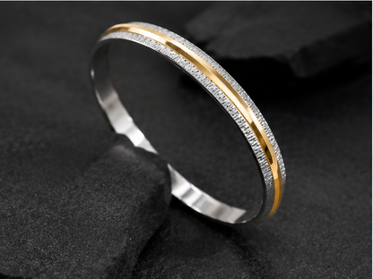 Premium 925 Sterling Silver Dual Tone kada