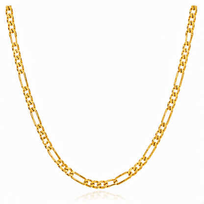 NUGOLD Premium Figaro Link Chain for Men & Women
