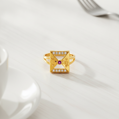 Regal Ruby Gateway Radiance Statement Ring for Women