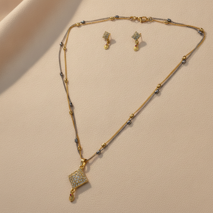 NUGOLD Luxe Radiance Dual-Tone Jewelry Set