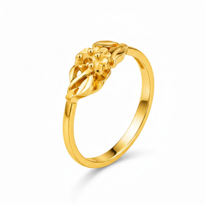Regal Floral Vine Elegance Statement Ring for Women