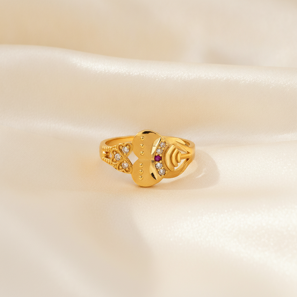 Imperial Ruby Vinework Statement Ring