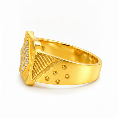 Premium Crystal CZ Designer Statement Ring