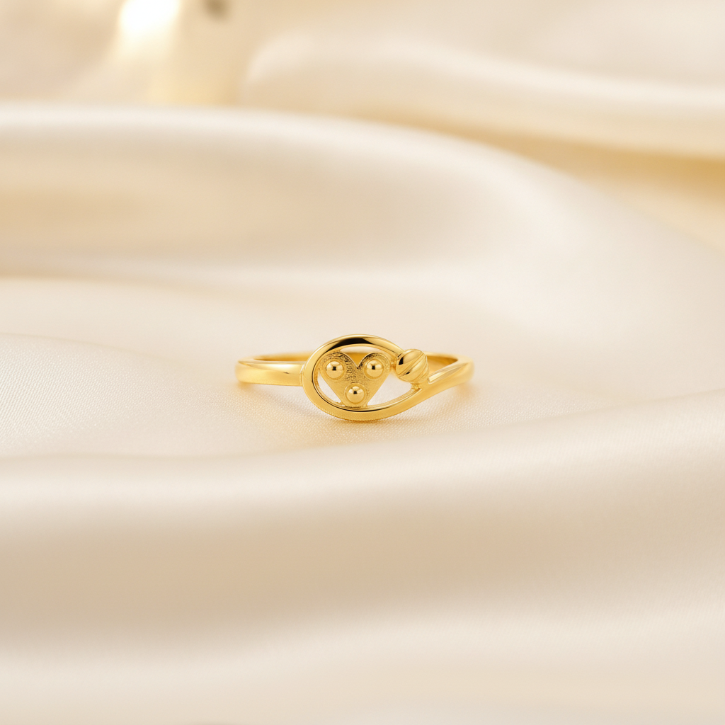 Eternal Heart Orbit Designer Statement Ring