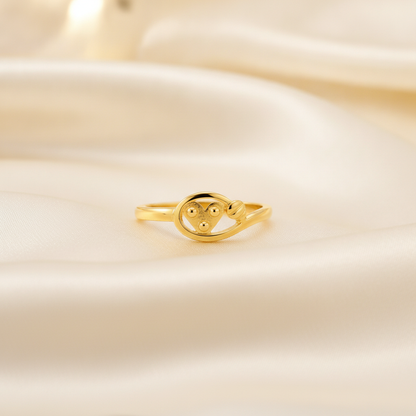 Eternal Heart Orbit Designer Statement Ring
