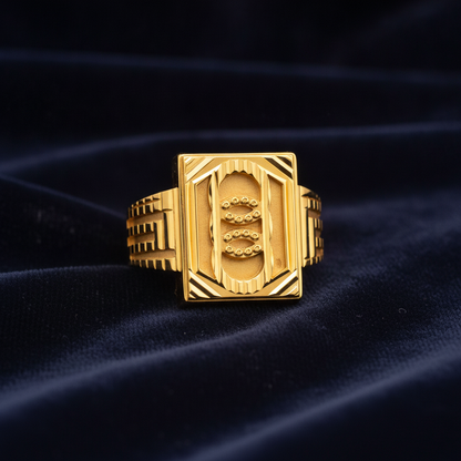 Regal Twin Orbit Geometric Statement Ring for Men