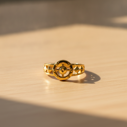 Cosmic Wheel Designer Ring