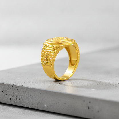 Imperial Heritage Engraved Crest Ring