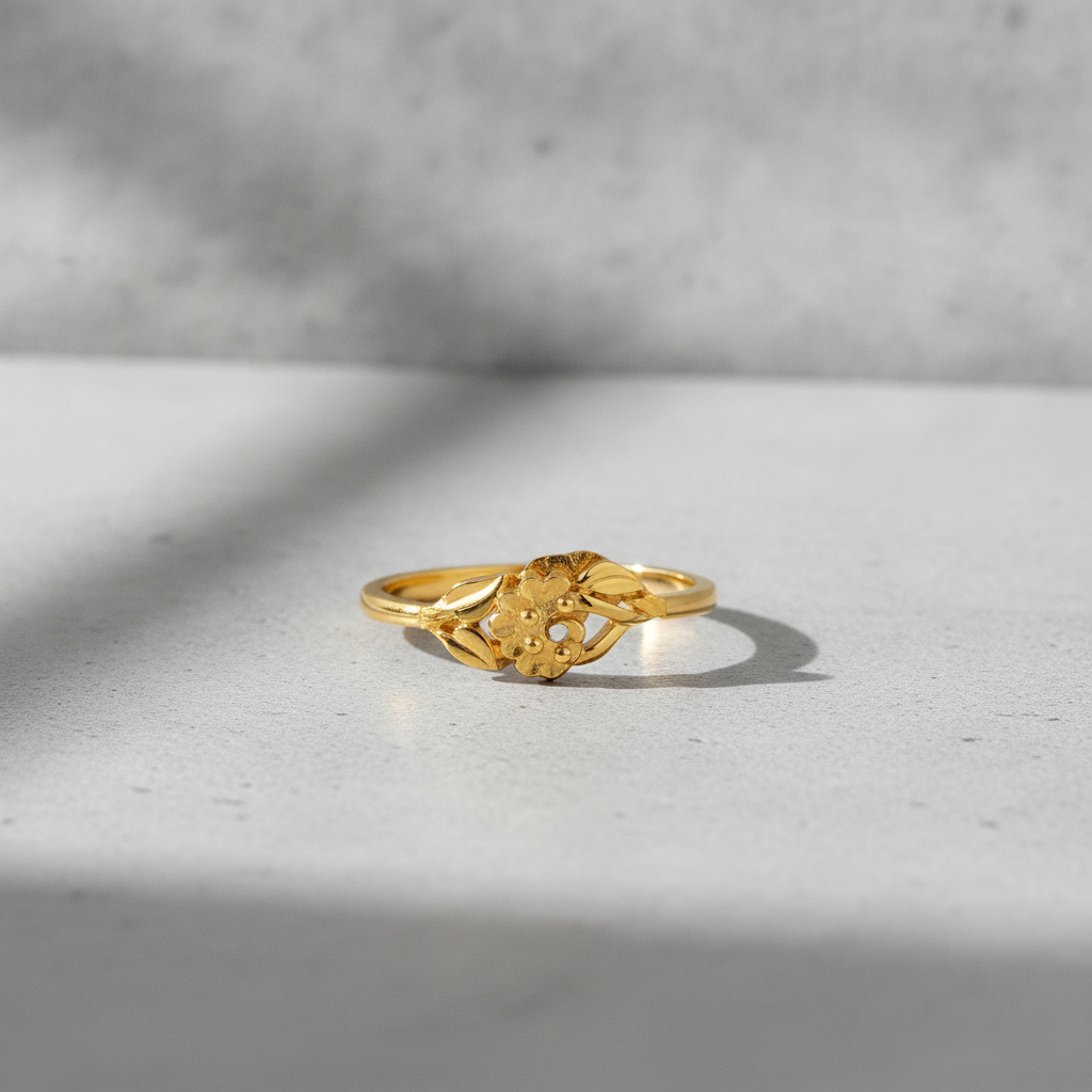 Regal Floral Vine Elegance Statement Ring for Women