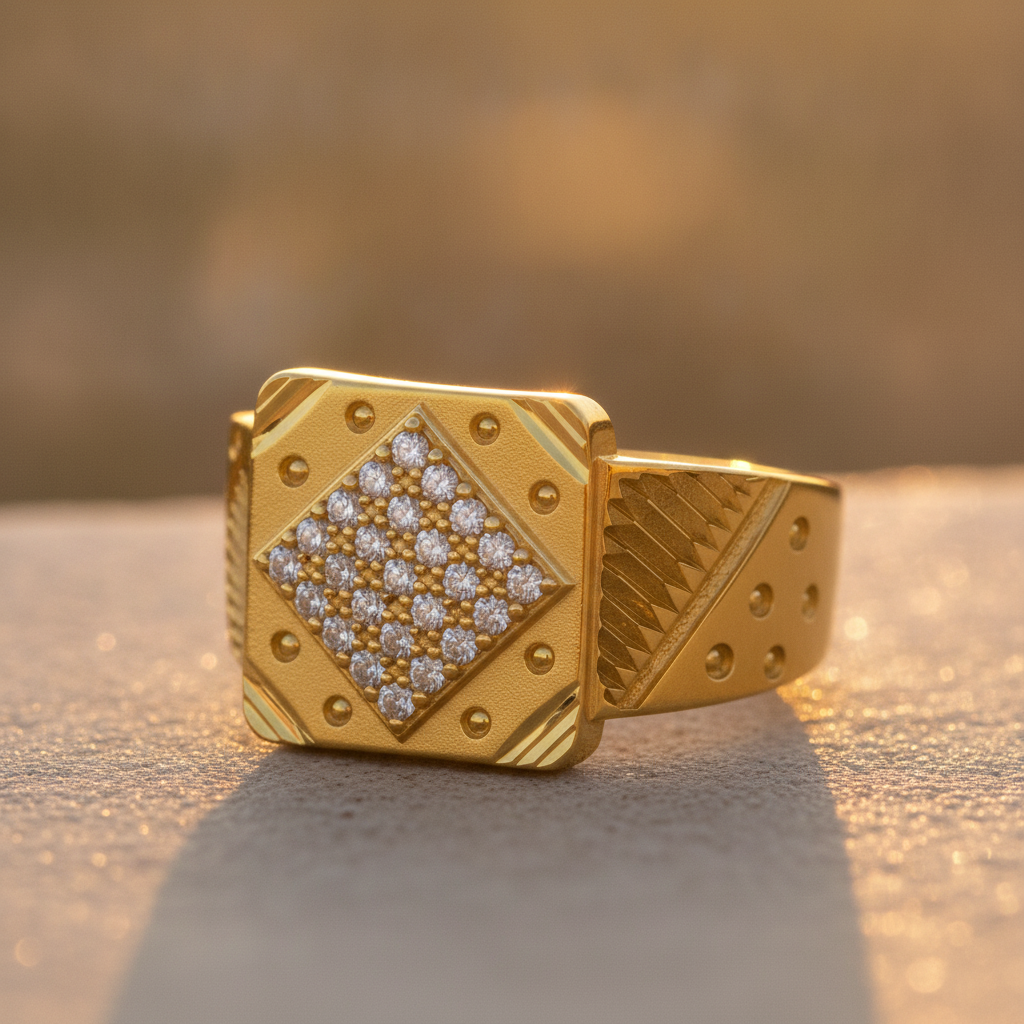 Premium Crystal CZ Designer Statement Ring
