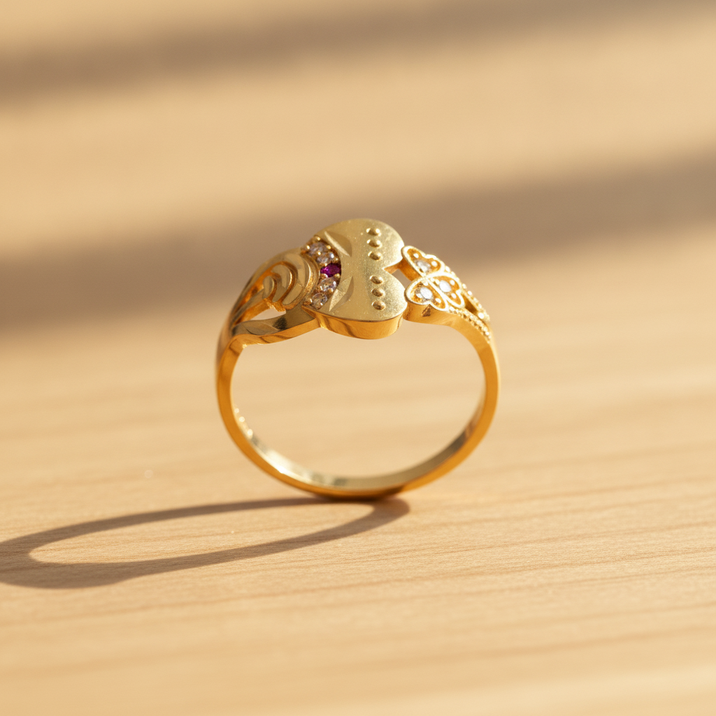 Imperial Ruby Vinework Statement Ring