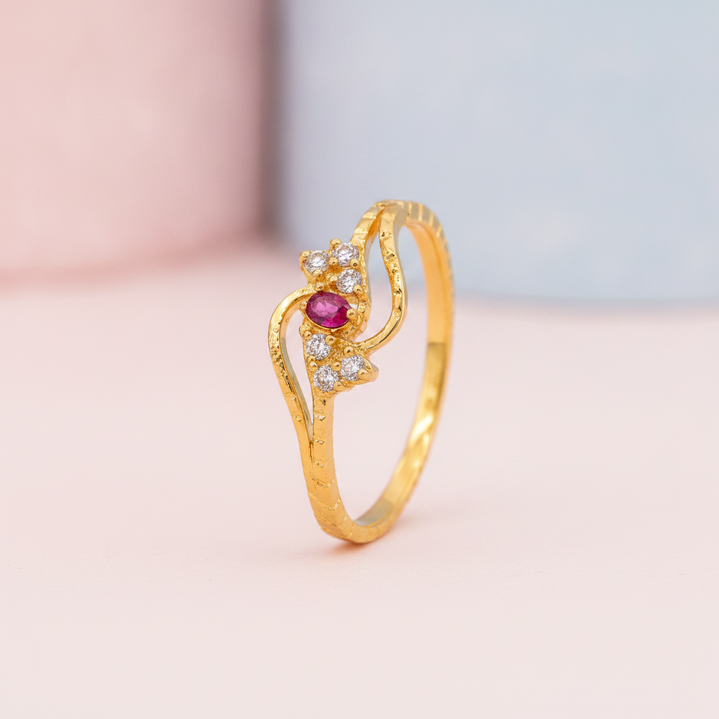 Royal Crimson Infinity Luxe Ring