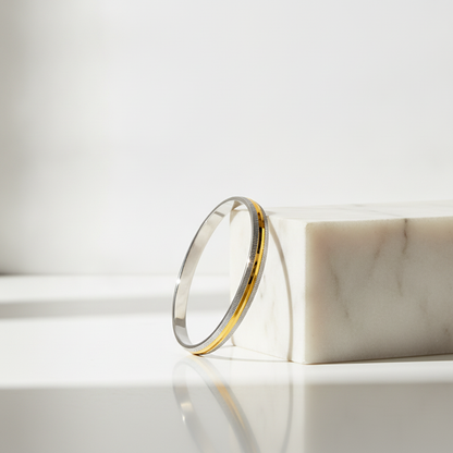 Premium 925 Sterling Silver Dual Tone kada
