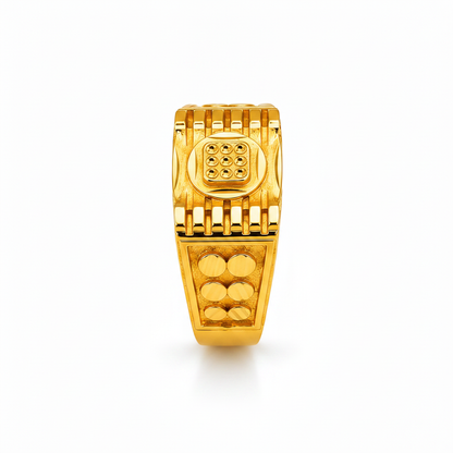 Royal Gridcrest Heritage Statement Ring for Men