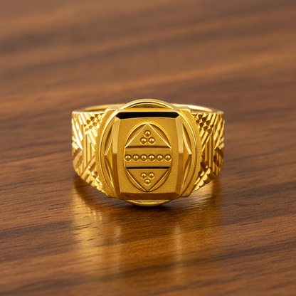 Imperial Heritage Engraved Crest Ring
