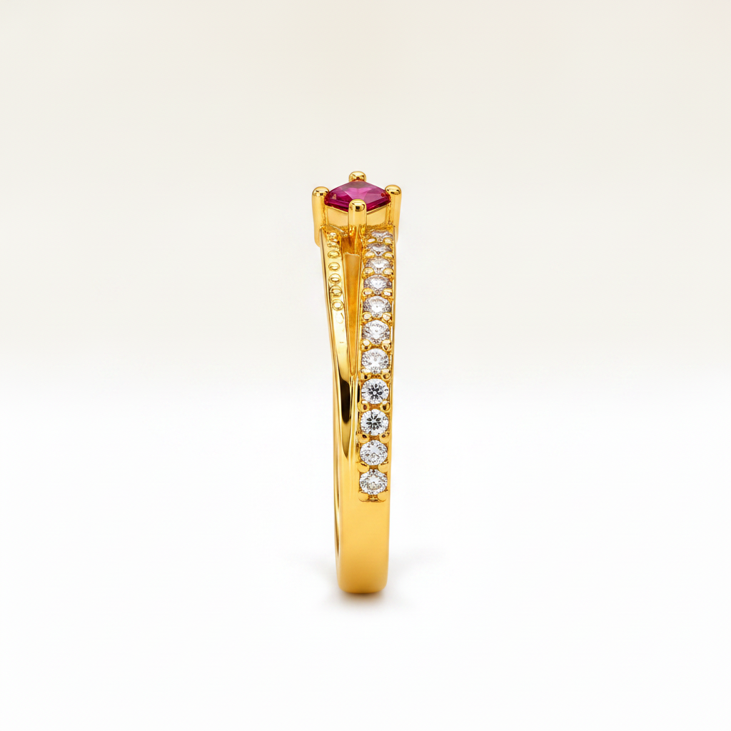 Imperial Ruby Brilliance Eternity Ring