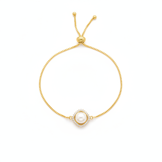 NuGold Gold Chain Bracelet for Women