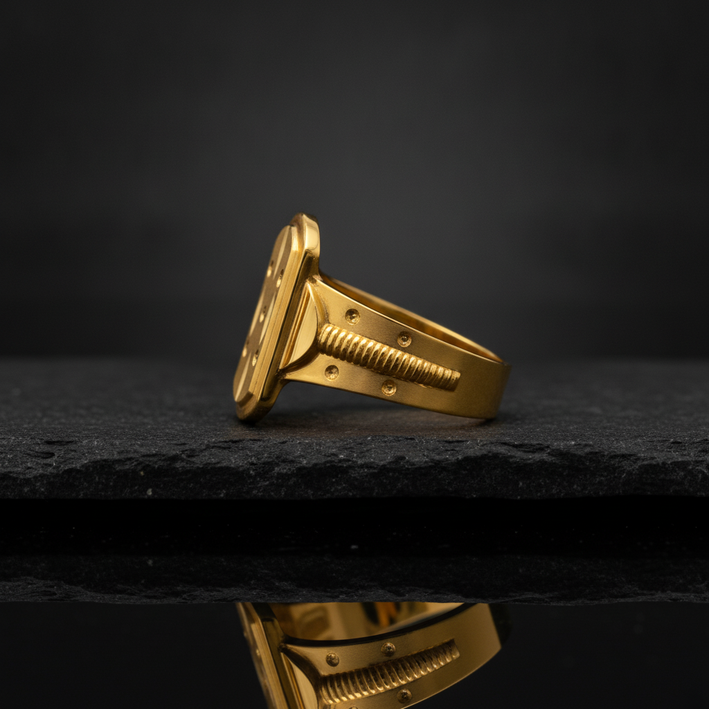 Imperial Shield Crest Designer Ring