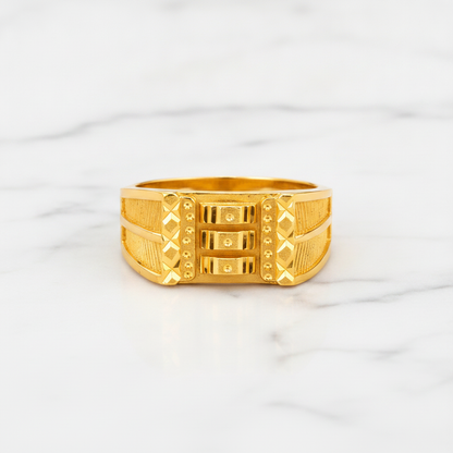 Royal Dynasty Armour Gold Ring for Men