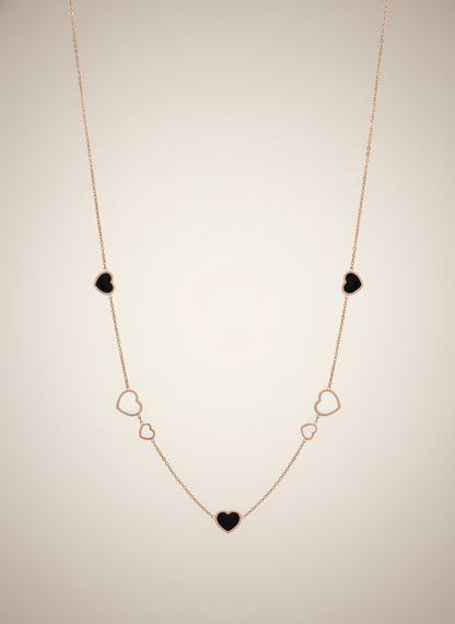 Elegant Rose Gold Heart Pendant Necklace for Women