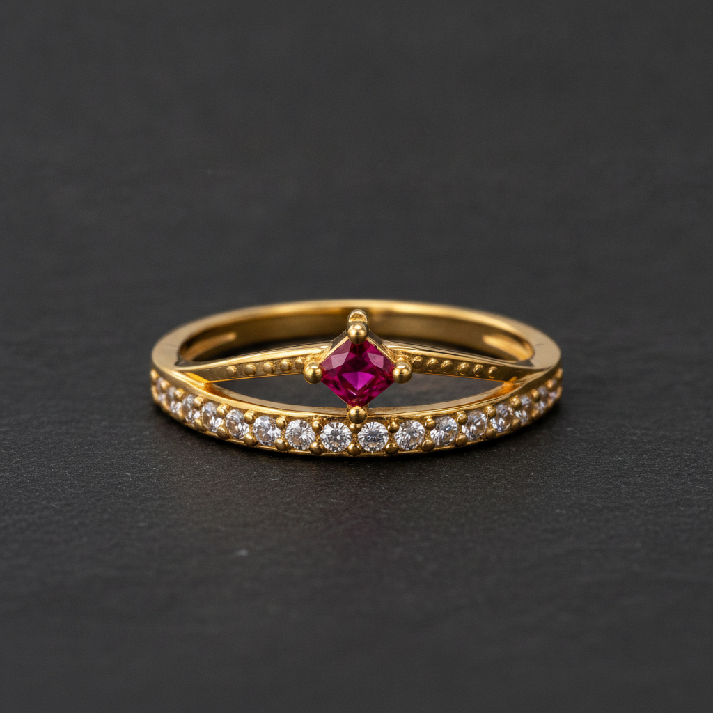 Imperial Ruby Brilliance Eternity Ring