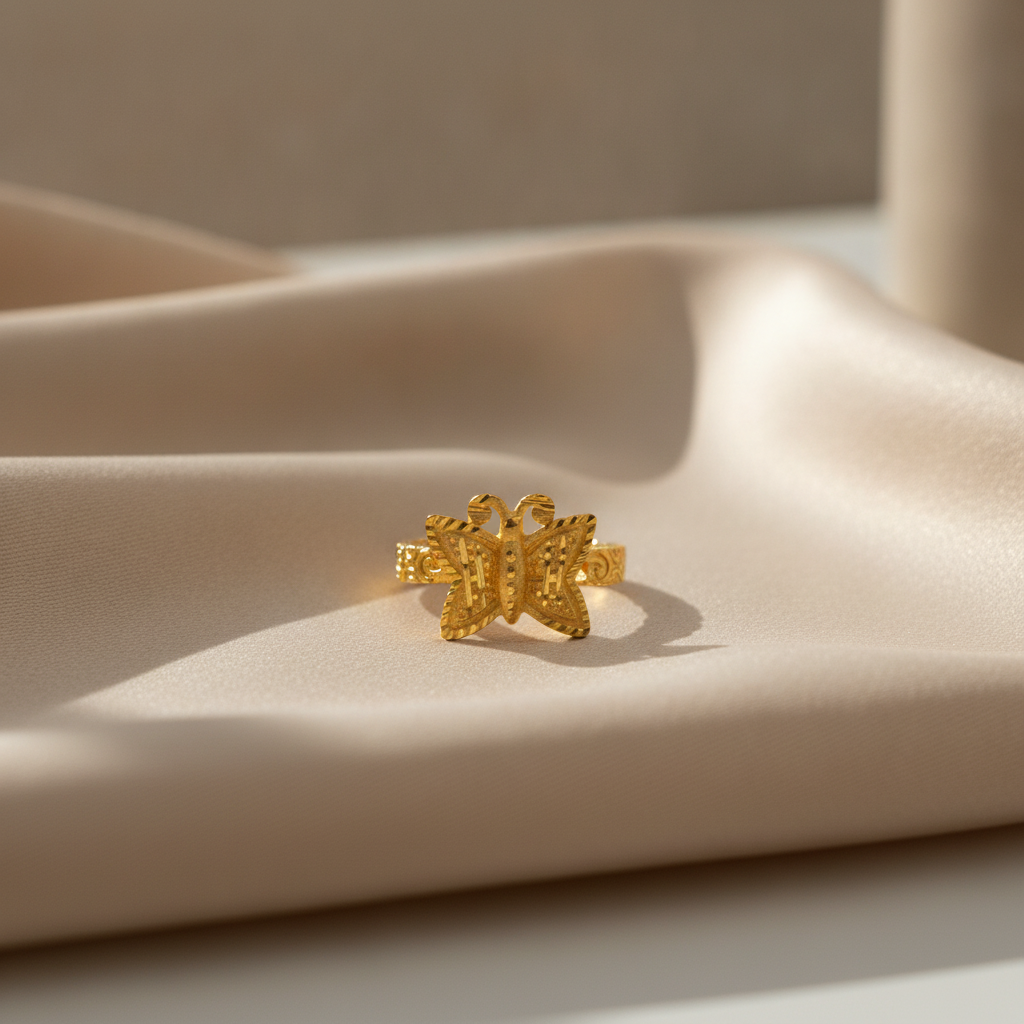 Imperial Butterfly Crest Ring