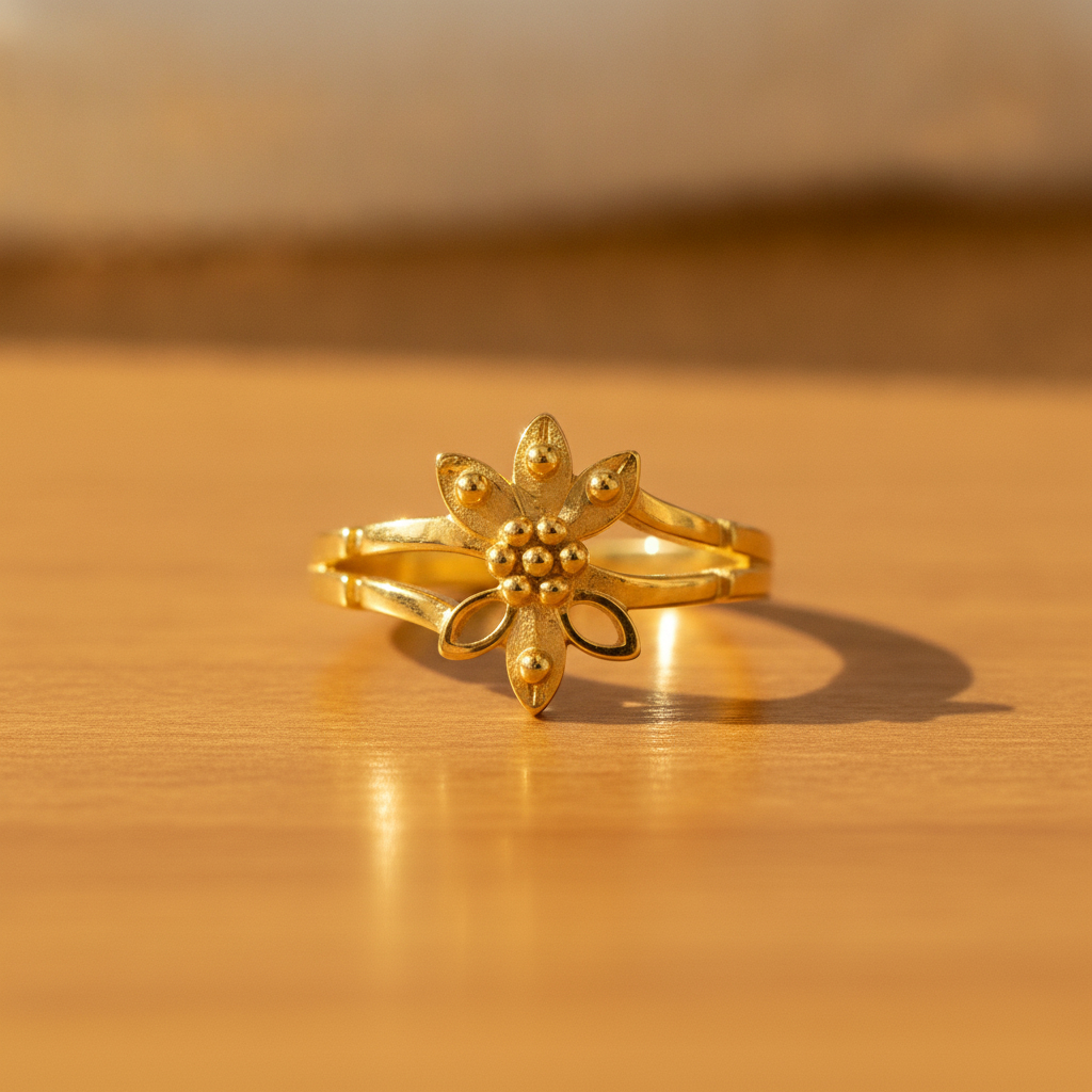Regal Starbloom Petal Embrace Ring for Women