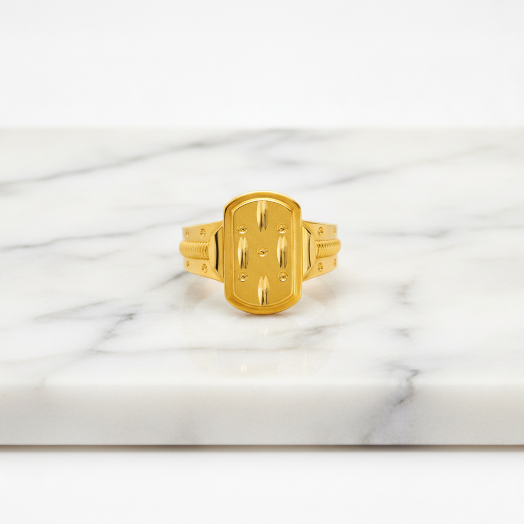 Imperial Shield Crest Designer Ring