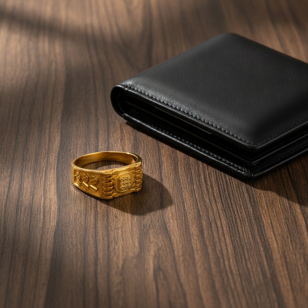 Royal Gridcrest Heritage Statement Ring for Men