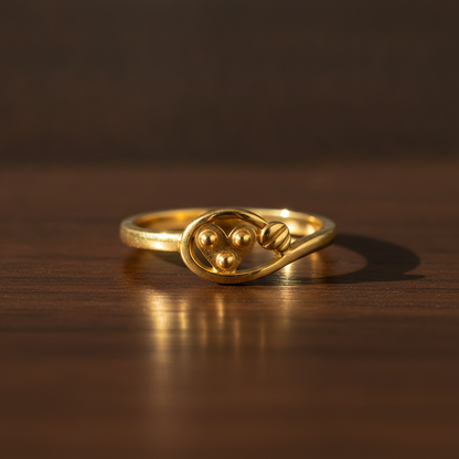 Eternal Heart Orbit Designer Statement Ring