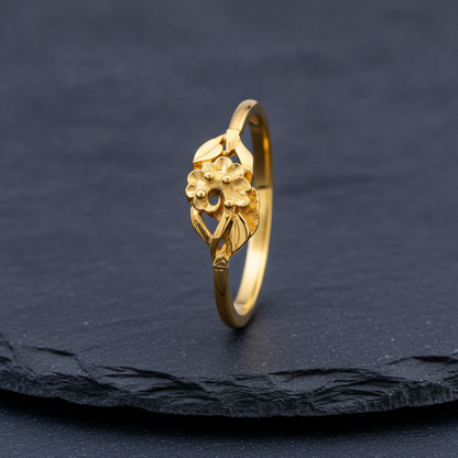 Regal Floral Vine Elegance Statement Ring for Women