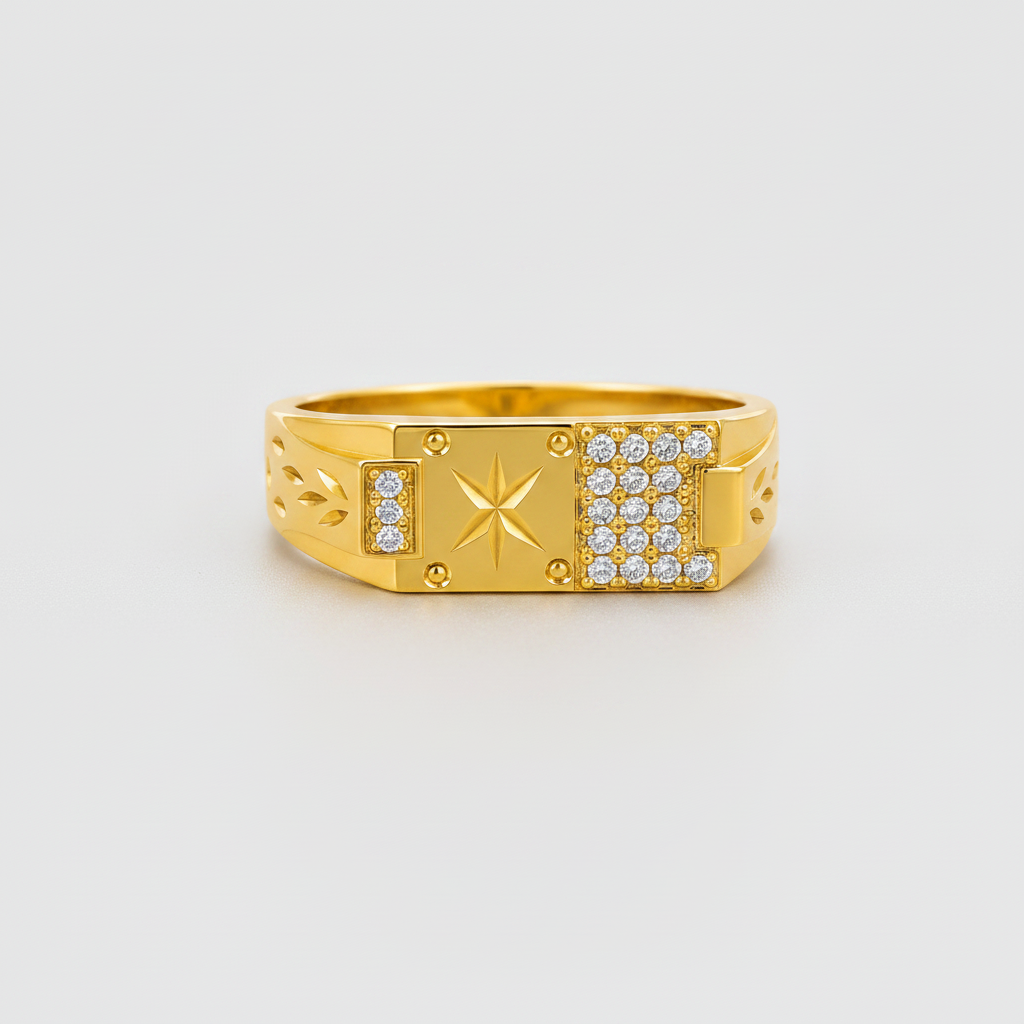 Imperial Star Crest Pavé Luxe Ring