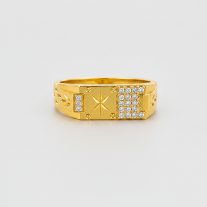 Imperial Star Crest Pavé Luxe Ring