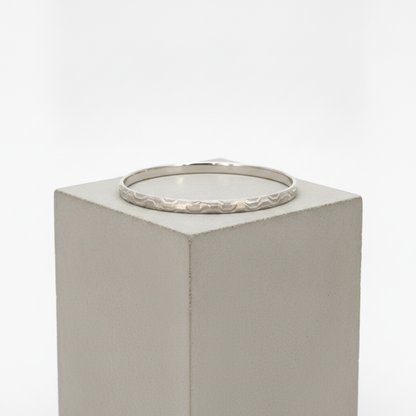 Premium 925 Sterling Silver Zigzag Pattern Kada Bracelet