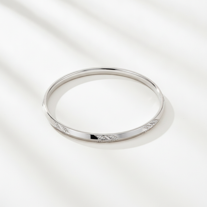 925 Sterling Silver Diamond-Cut Designer Kada for Men & Women