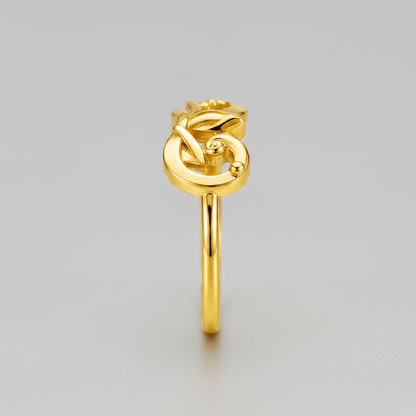Royal Swan Harmony Embrace Statement Ring for Women
