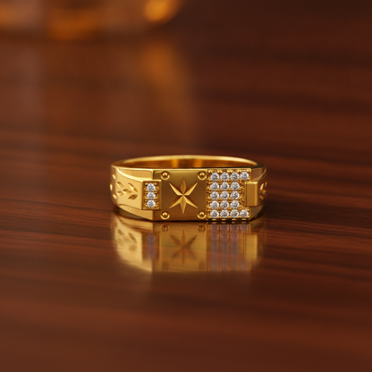 Imperial Star Crest Pavé Luxe Ring