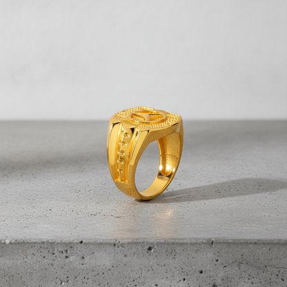 Imperial Tri-Emblem Heritage Statement Ring for Men