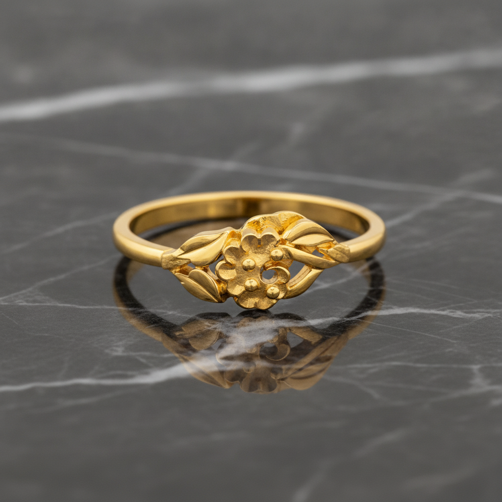 Regal Floral Vine Elegance Statement Ring for Women