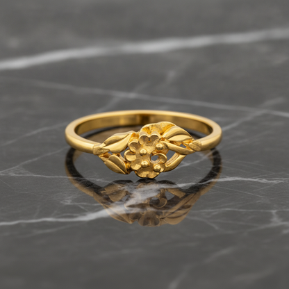 Regal Floral Vine Elegance Statement Ring for Women