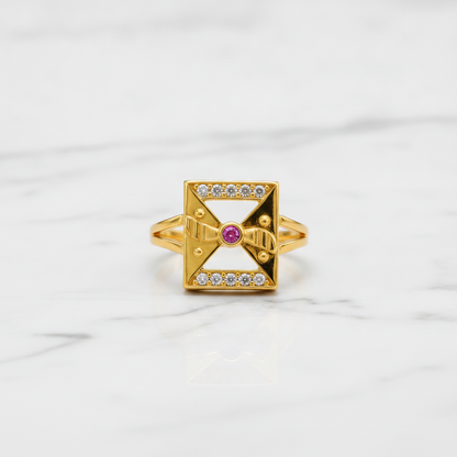 Regal Ruby Gateway Radiance Statement Ring for Women
